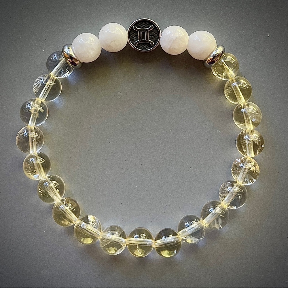 Gemini ♊️ Energizing Spirit Strengthening Handcrafted Bead Bracelet